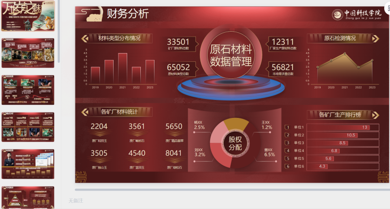 红色国风非遗文化-星光PPT模板 一个PPT模板免费下载的网站