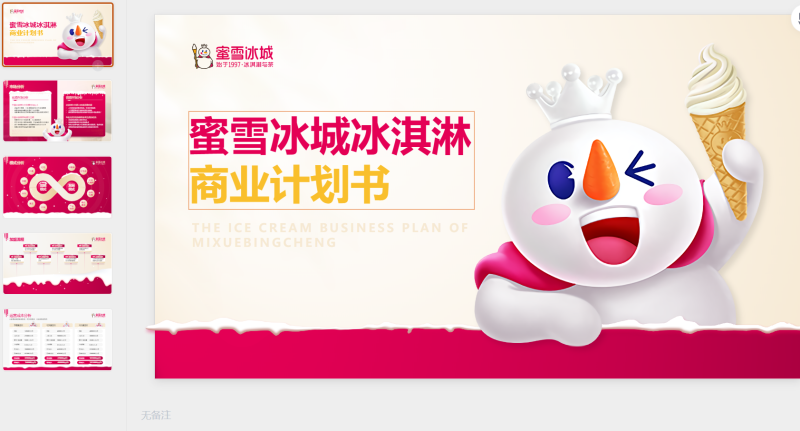 19.创意蜜雪冰城主题创意模板PPT模板-星光PPT模板 一个PPT模板免费下载的网站